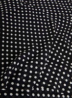 Asymmetric Polka Dot Maxi Skirt