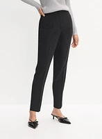 Juliette Dart Waist Straight-Leg Pants