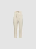 Elastic Waist Straight Leg Pants