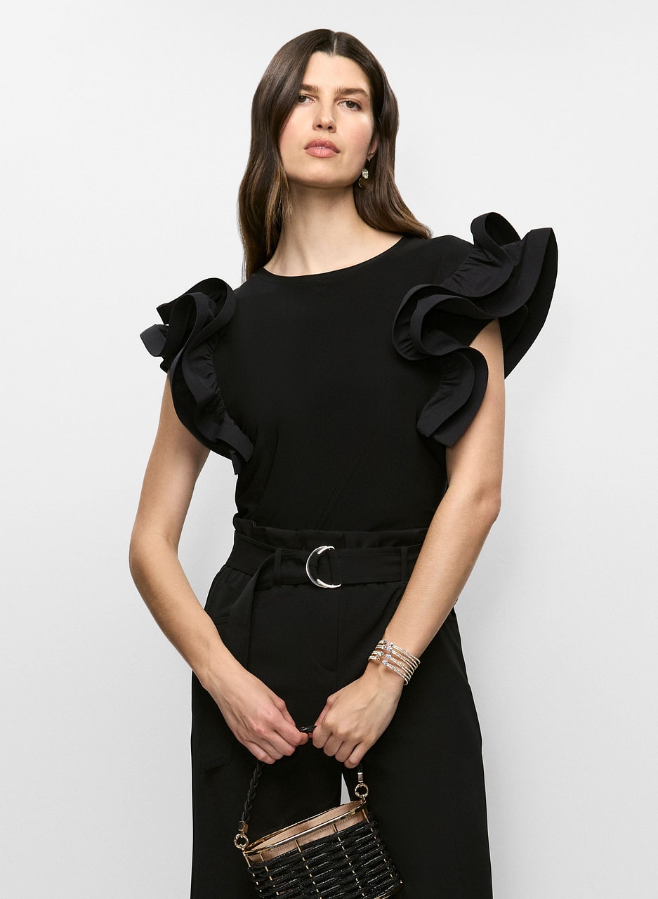 Joseph Ribkoff - Large Ruffle Top