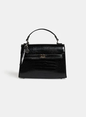 Vegan Leather A-Line Bag