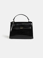 Vegan Leather A-Line Bag