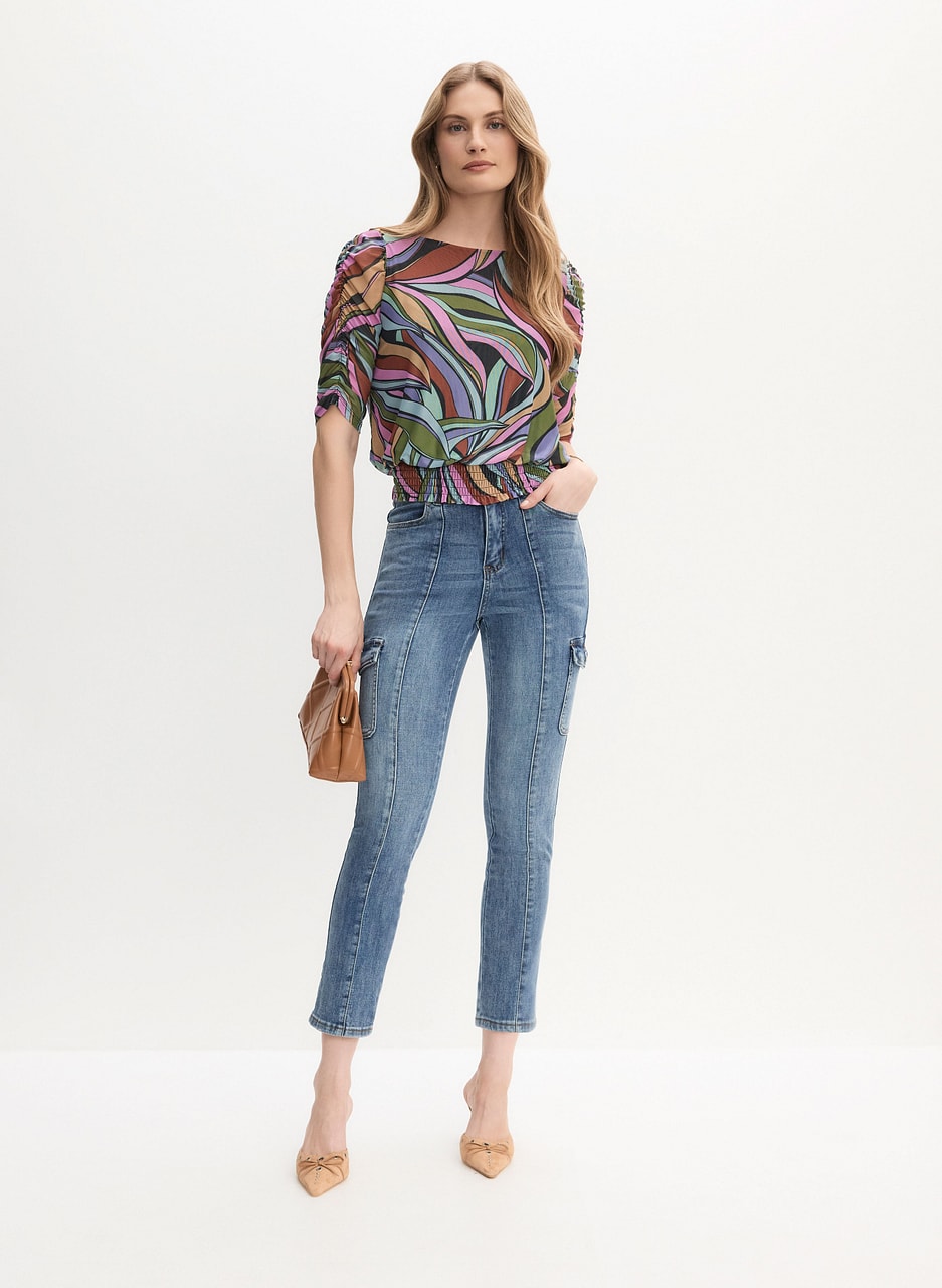 Abstract Print Top