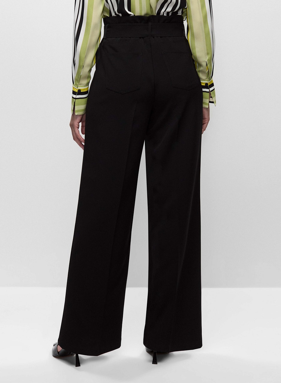 Belted Wide Leg Pants