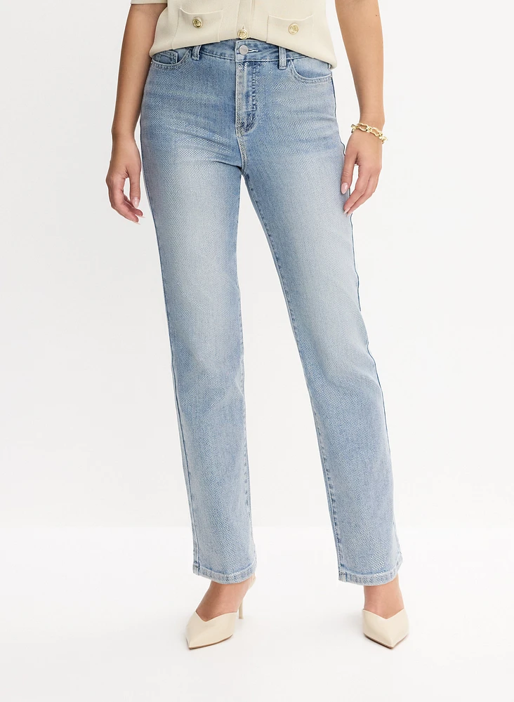 Foil Dot Jeans