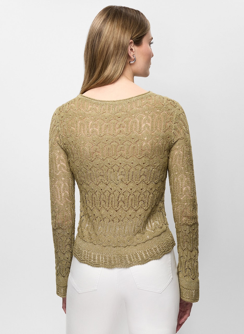 Lightweight Open-Knit Sweater