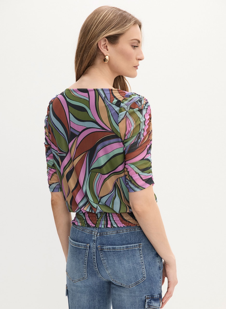 Abstract Print Top