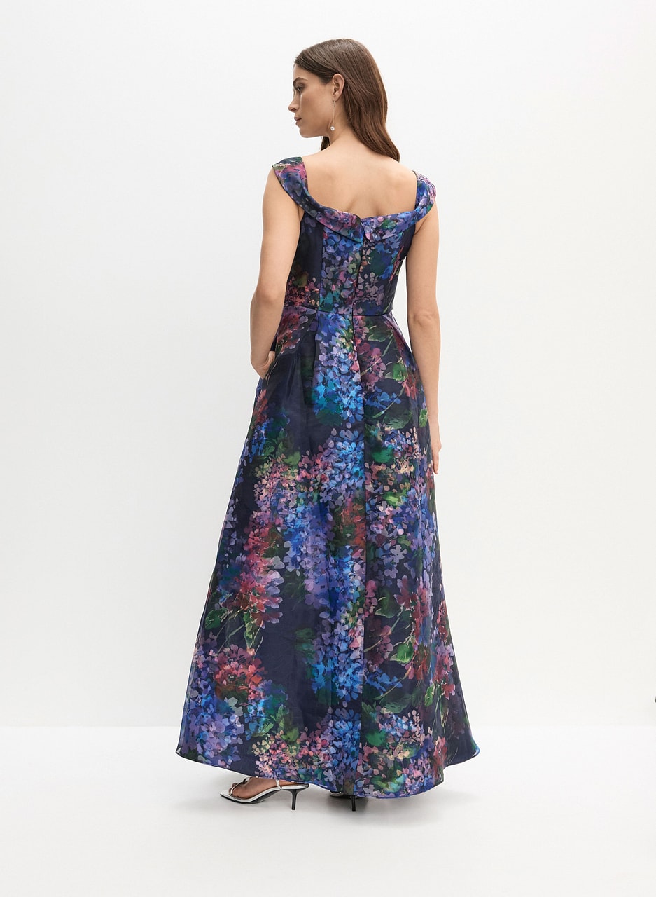 Floral Print Gown