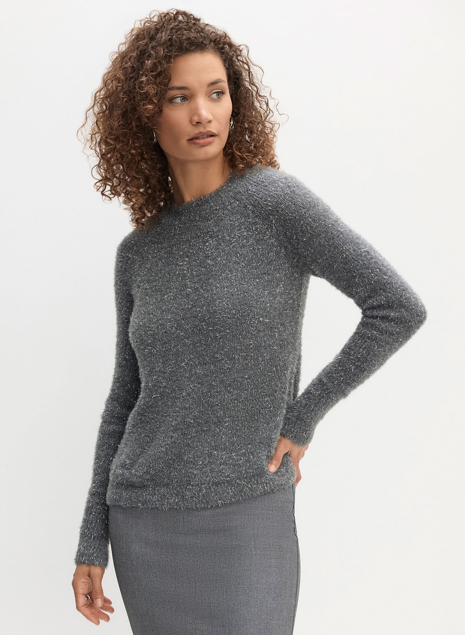 Metallic Detail Sweater