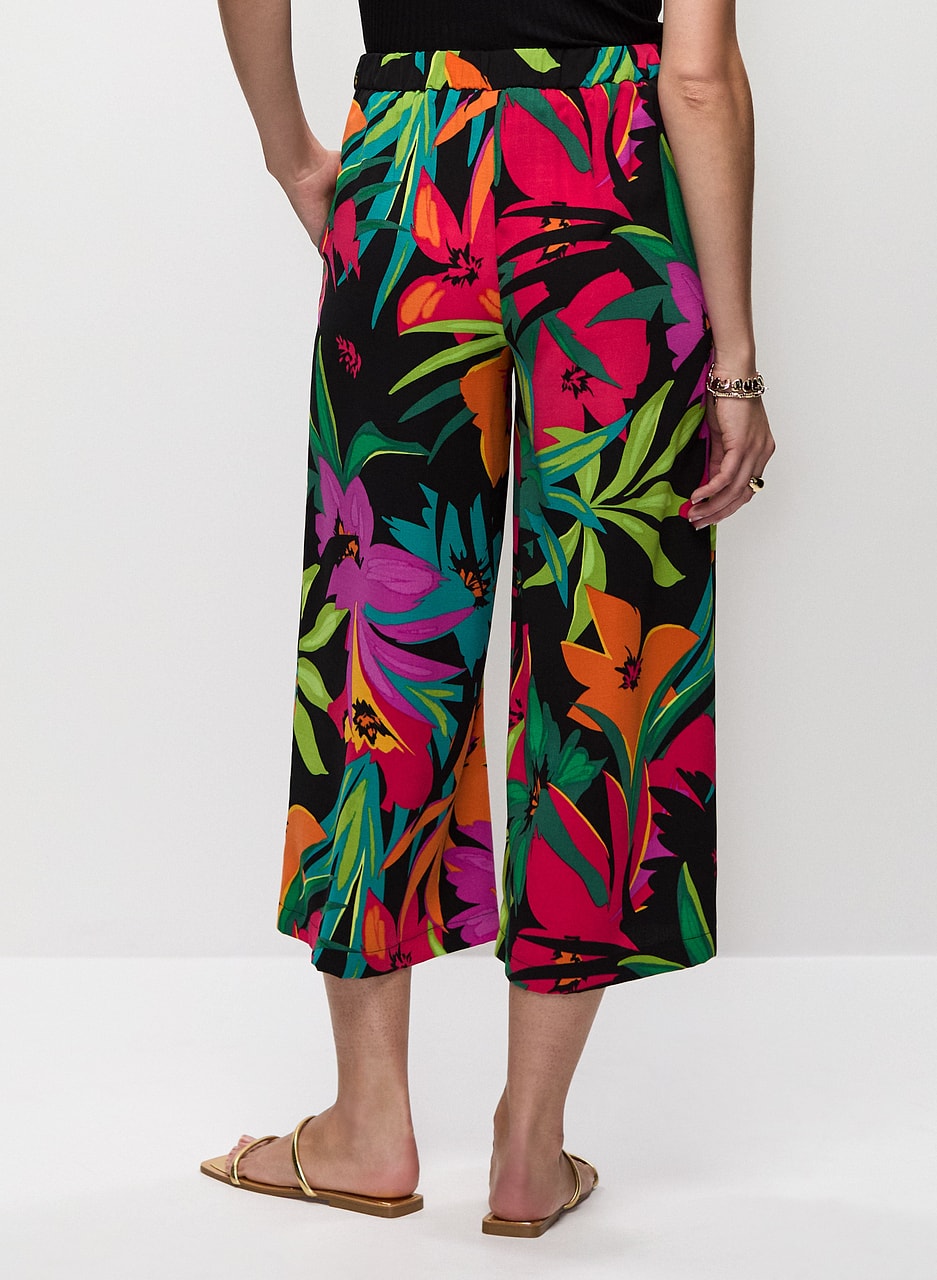 Joseph Ribkoff - Tropical Motif Pull-On Pants