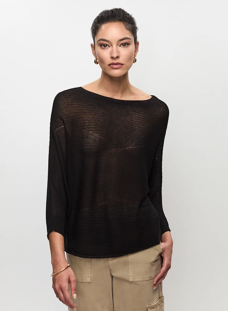 Lightweight Dolman Sleeve Sweater