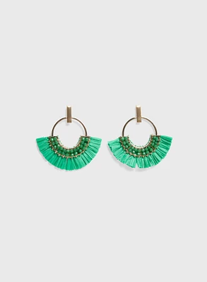 Raffia Dangle Earrings