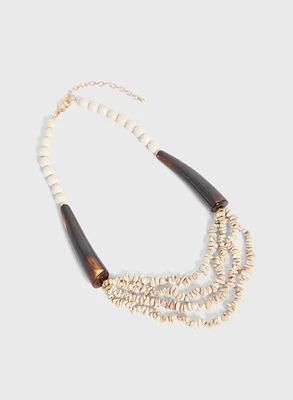 Horn & Bead Necklace