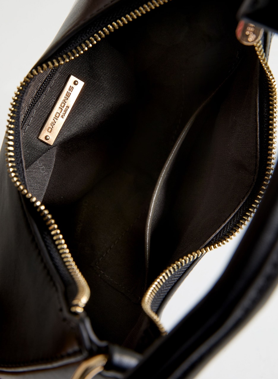 Vegan Leather Crescent Bag