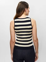 Two-Tone Stripe Cami