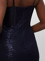 BA Nites - Sequin Detail Mermaid Dress