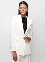 Satin Lapel Blazer