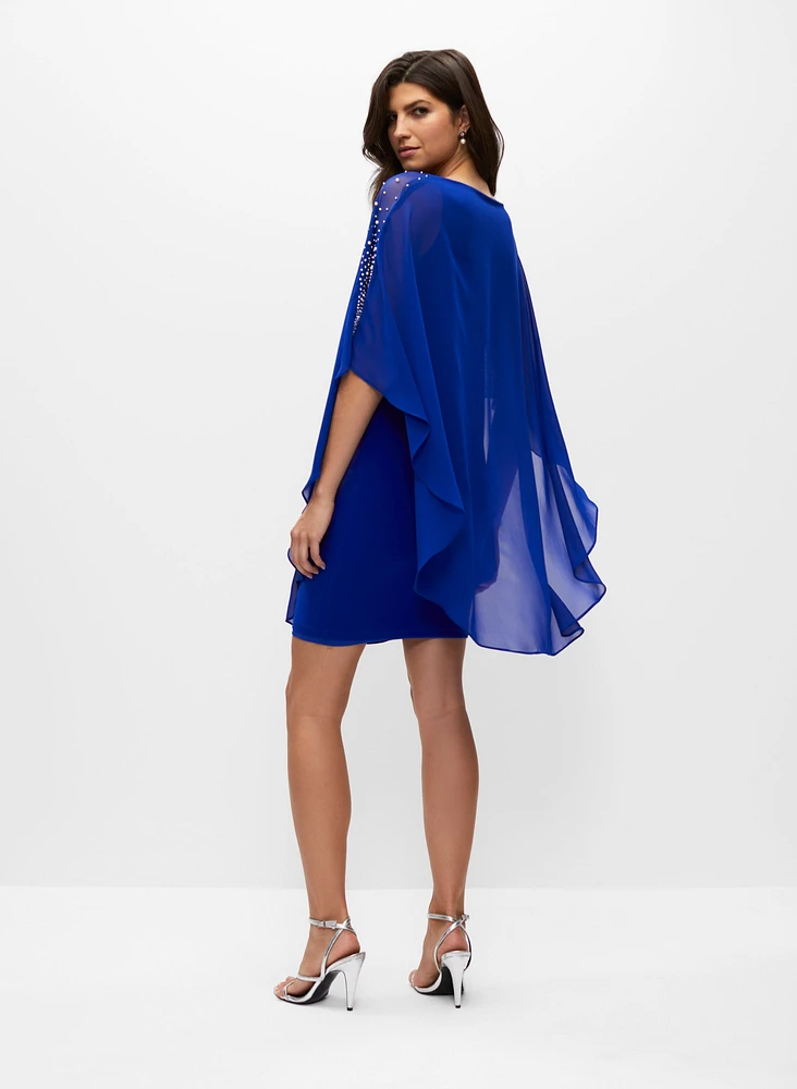 Joseph Ribkoff - Chiffon Overlay Dress