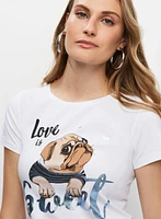 Dog Print T-Shirt