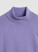 Elbow Sleeve Turtleneck Sweater