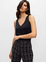 Frank Lyman - Plaid Wide Leg Pants