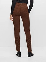 Kayla Pull-On Herringbone Leggings