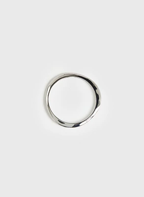 Rounded Triangular Metal Bangle