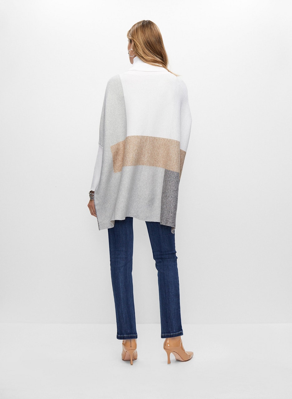 Joseph Ribkoff - Colour Block Tunic Sweater