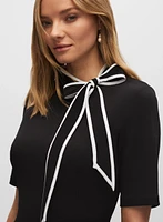 Adrianna Papell - Tie Neck Dress