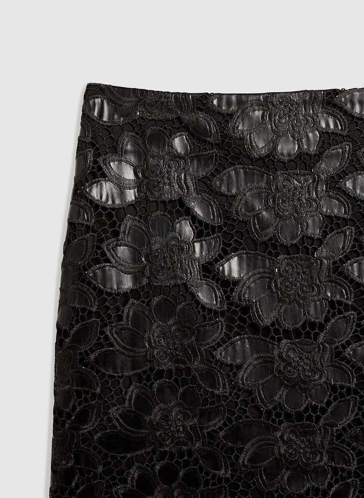 Floral Lace Skirt