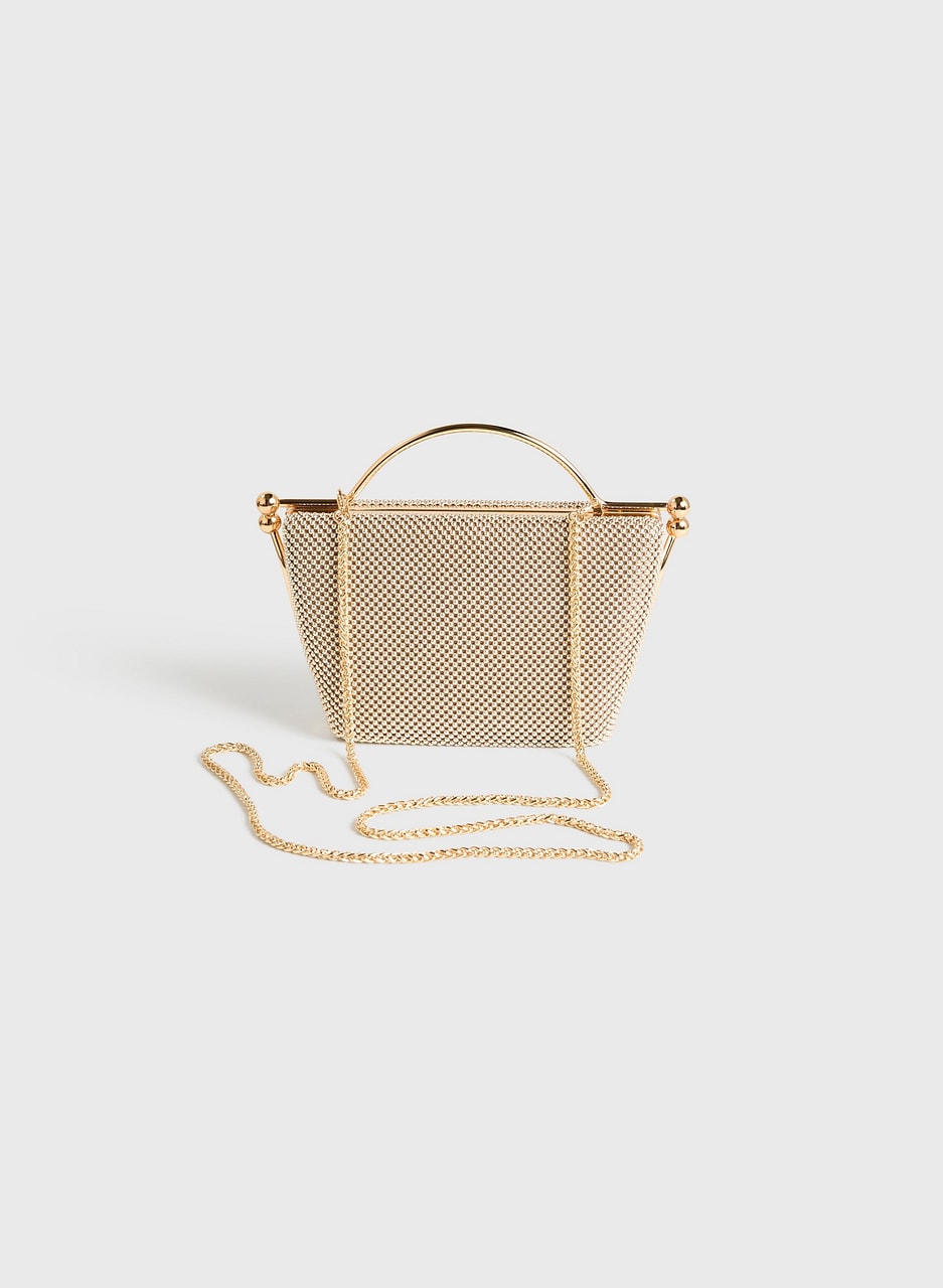 Mesh Detail Clutch