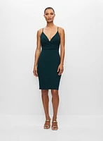 Deep V-Neck Dress