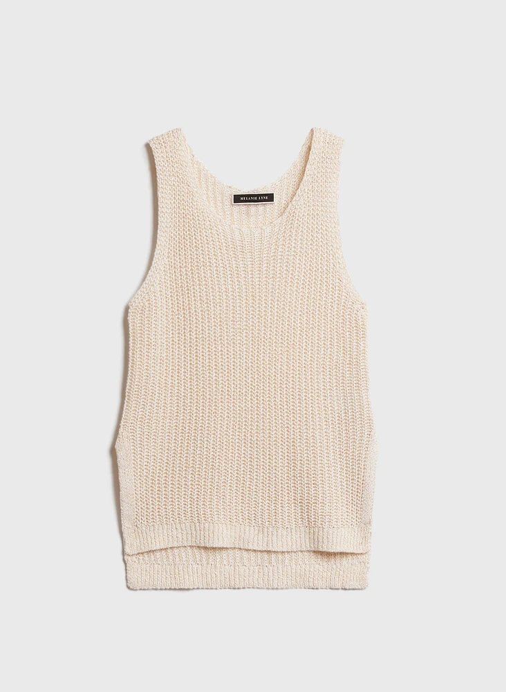 Open Weave Sleeveless Pullover