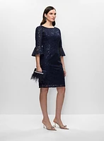 Lace Bell Sleeve Dress