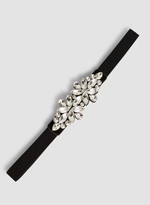 Faceted Stone Detail Belt