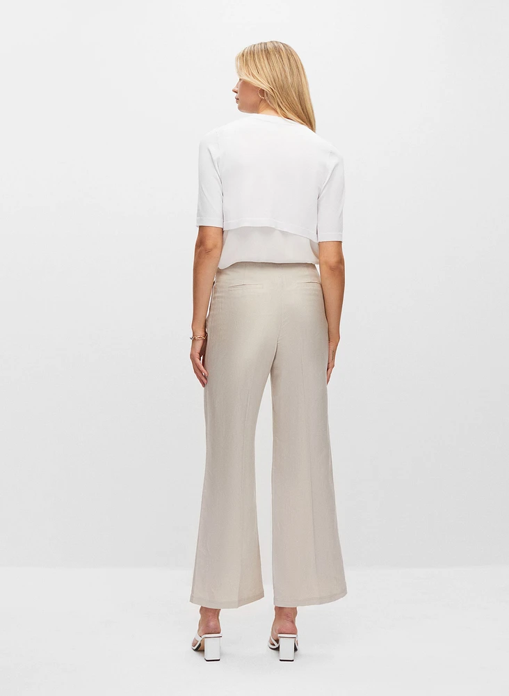 Wide Leg Linen Pants