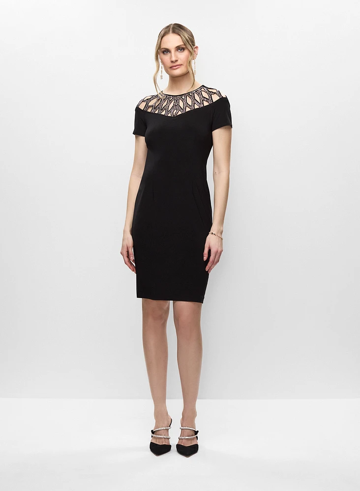 Joseph Ribkoff - Beaded Detail Dress