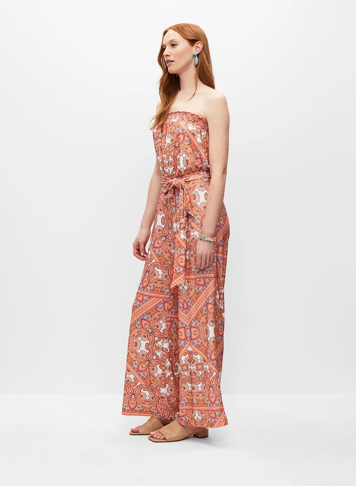 Paisley Print Jumpsuit