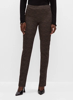 Joseph Ribkoff - Pull-On Houndstooth Motif Pants