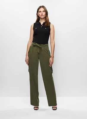 Sleeveless Top & Cargo Pants