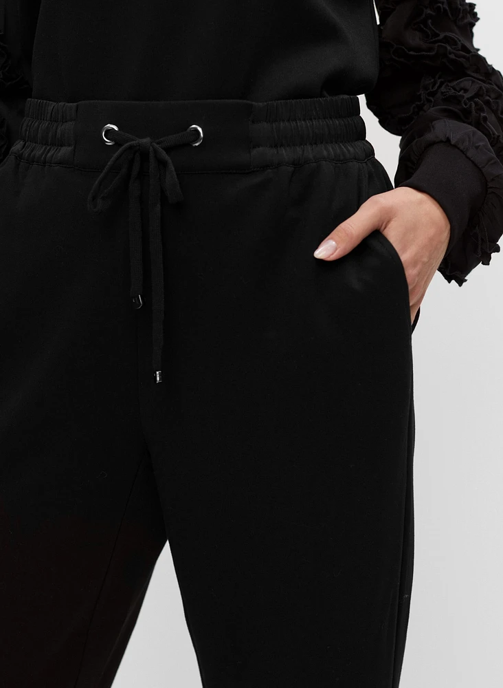 Drawstring Waist Pull-On Pants