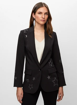 Joseph Ribkoff - Star Embroidered Jacket