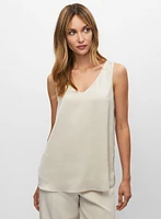 Sleeveless V-Neck Top