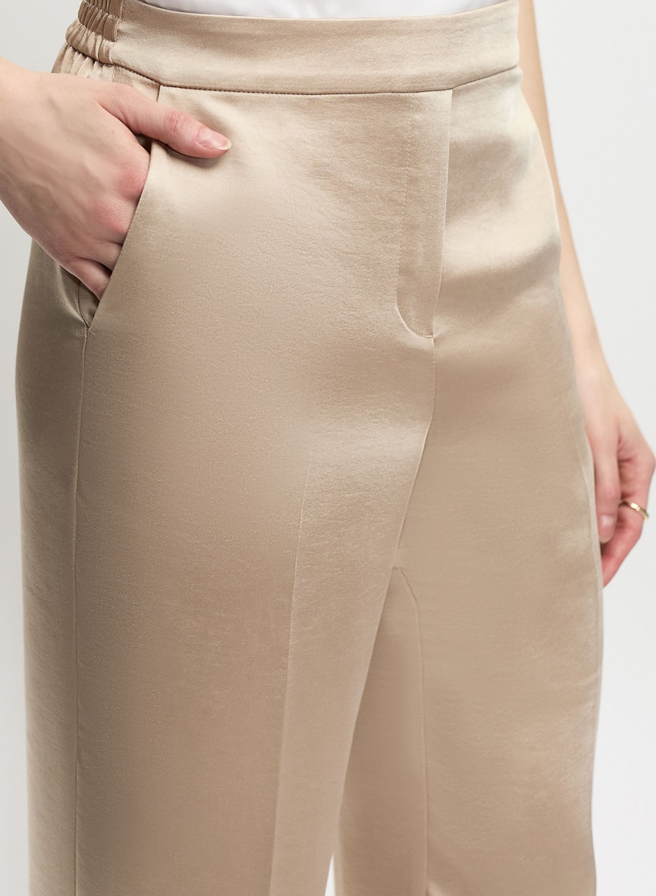 Satin Straight Leg Pants