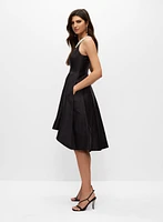 Adrianna Papell - Pearl Neck Dress