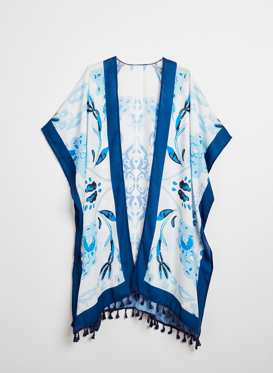 Paisley Print Swim Cover-Up