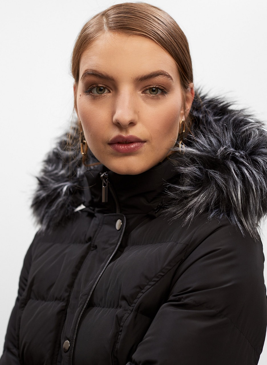 Vegan Down Quilted Coat