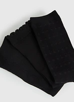Geometric Bamboo Crew Socks 3-Pack