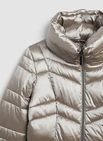 Stand-Up Collar Puffer Coat