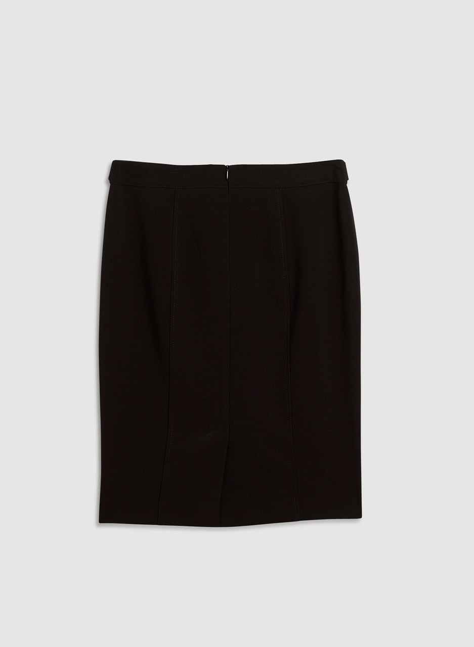 Button Detail Skirt